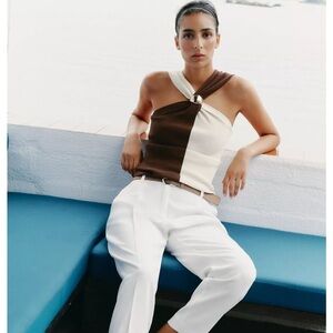 NWT ZARA Combination Halter Top